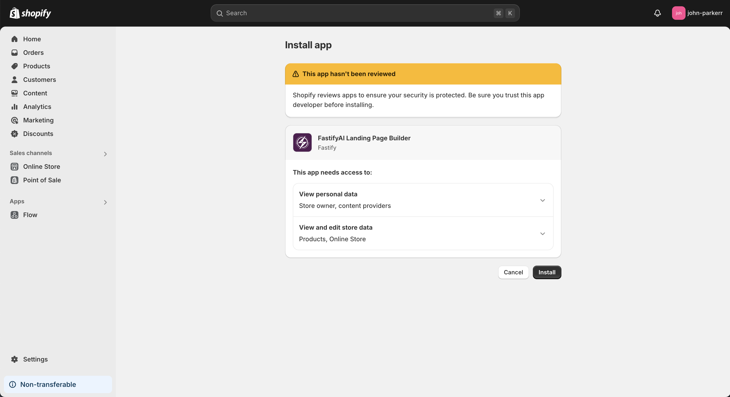 Fastify Installation